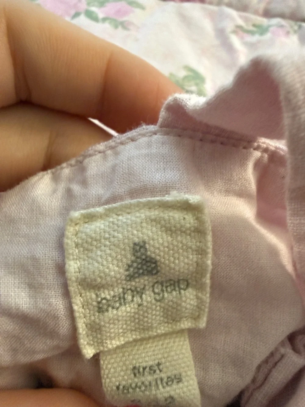 GAP Light Pink Ruffle Two-Piece Matching Set - Picture 2 of 3